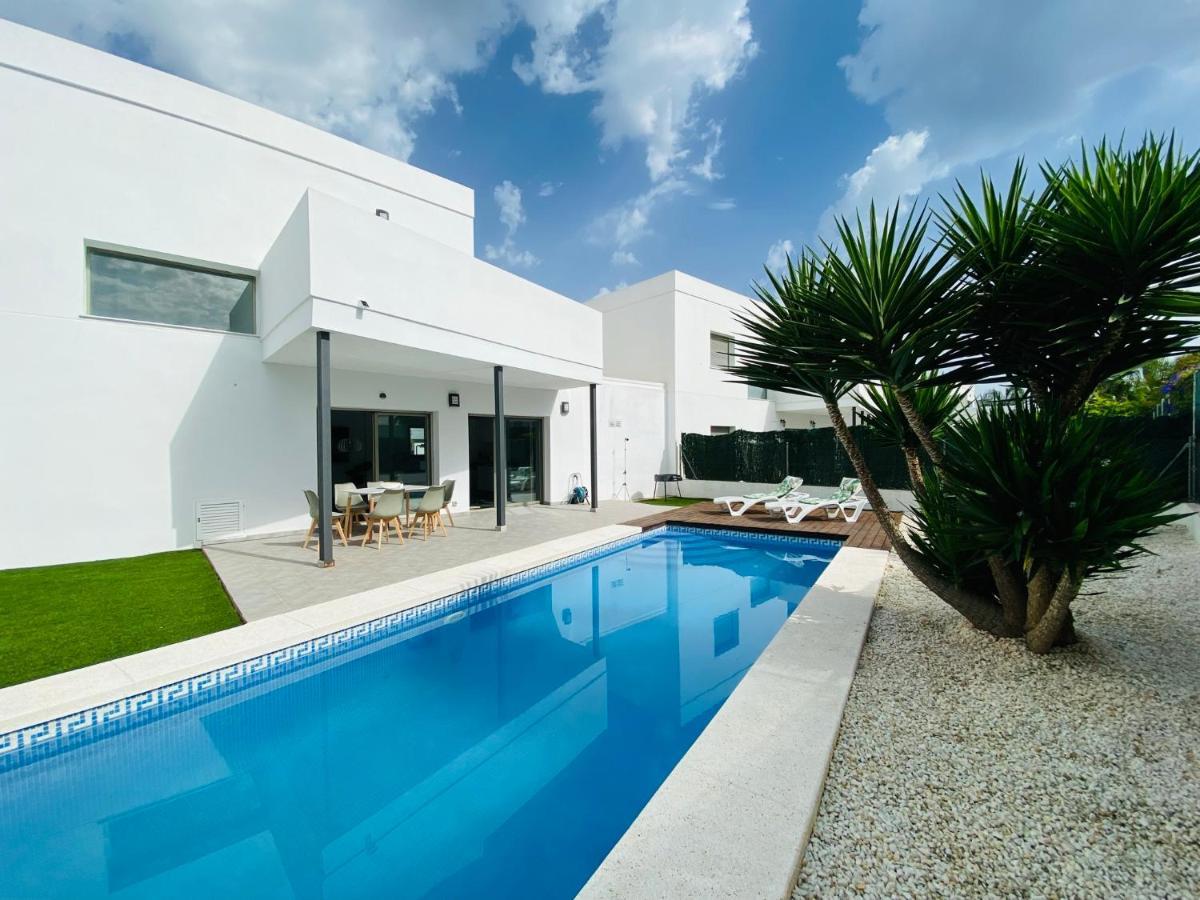 Casa Coco Stylisches Beachhouse Mit Pool & Sundeck Els Poblets Denia エクステリア 写真