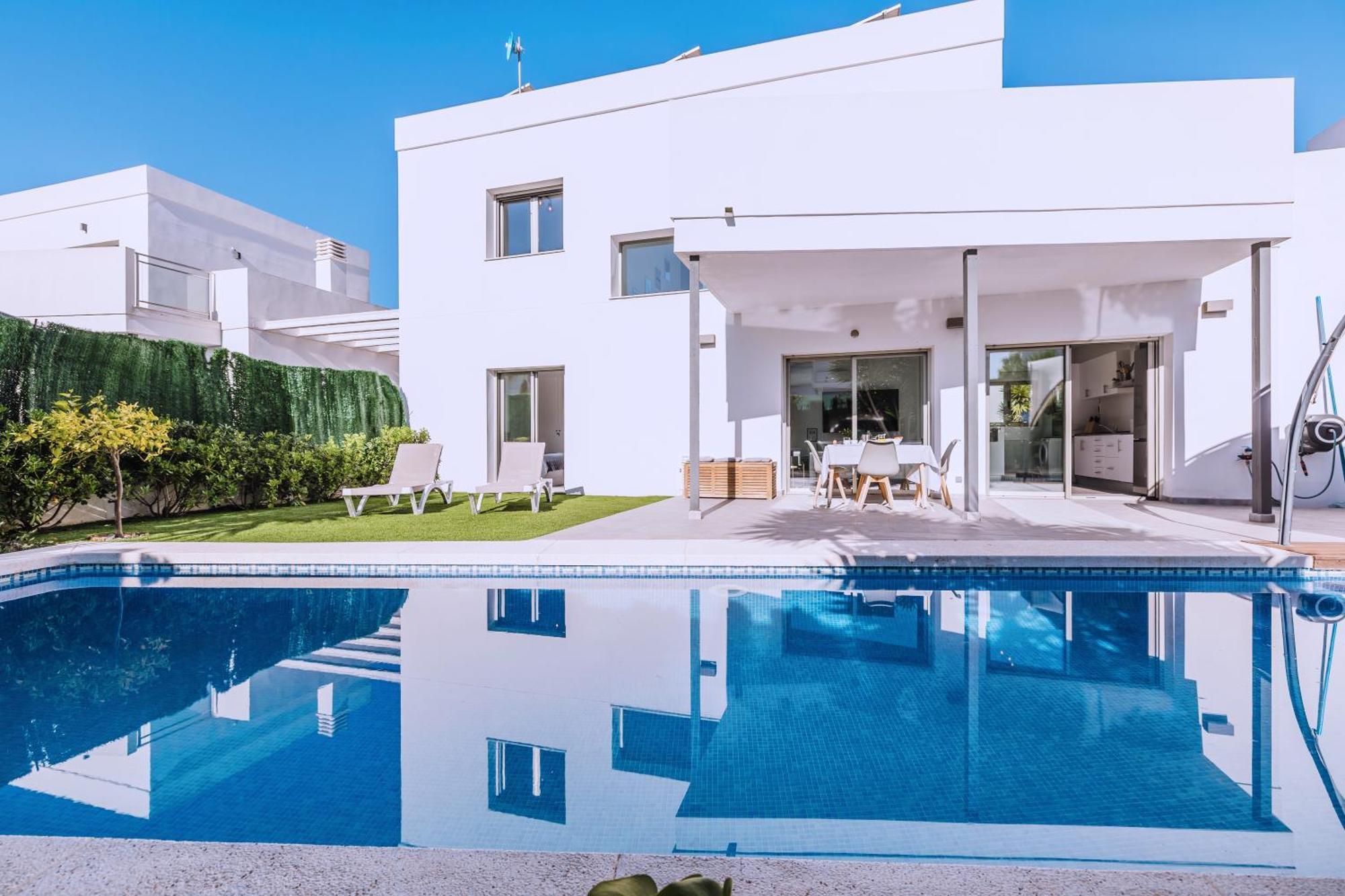 Casa Coco Stylisches Beachhouse Mit Pool & Sundeck Els Poblets Denia エクステリア 写真